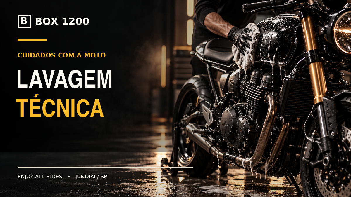 Lavagem técnica de moto após viagem: quando vale o cuidado detalhado?